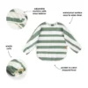 Done By Deer Stipes Slab Met Mouwen - Green