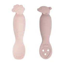 Done By Deer Tiny Farm Oefen Lepel Set - Powder