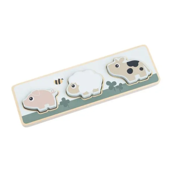 Done By Deer Tiny Farm Voel Puzzel - Colour Mix