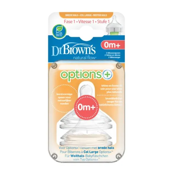 Dr. Brown's Options+ Anti-colic Speen Fase 1