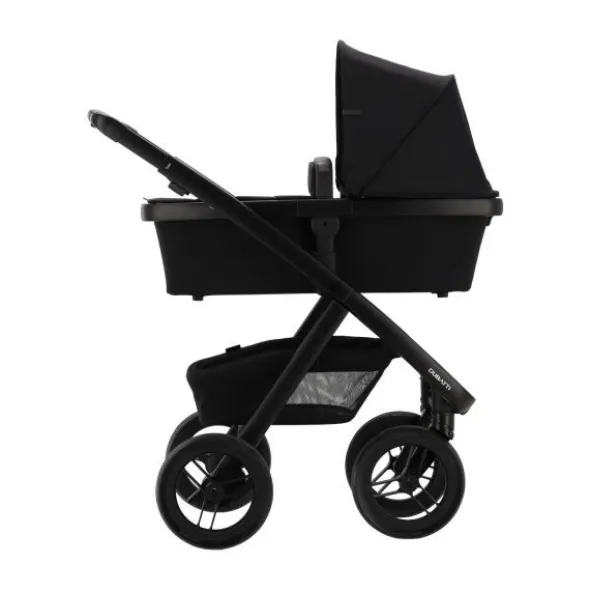 Dubatti Two E2 Kinderwagen Bundel - Pitch Black / Black / Black