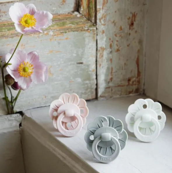 Elodie Details Binky Bloom Fopspeen – 3+ Mnd – Vanilla White