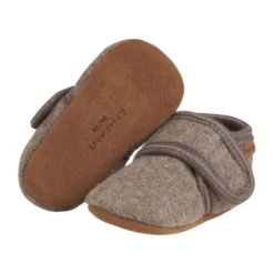 En Fant Baby Wool Slippers - Walnut - Maat 17/18
