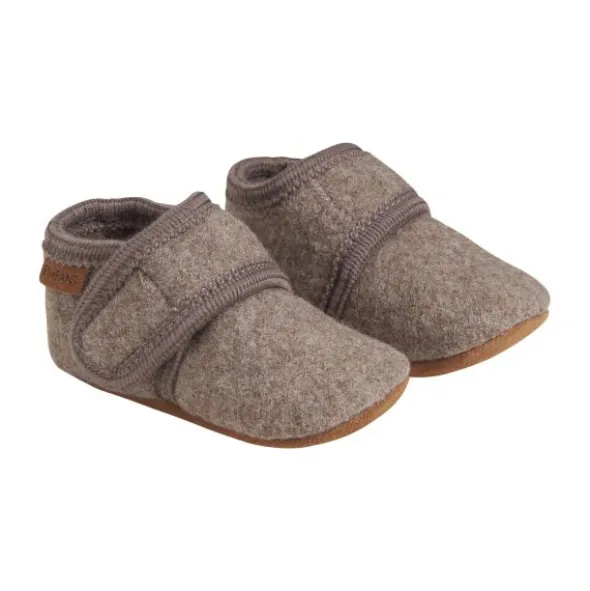 En Fant Baby Wool Slippers - Walnut - Maat 17/18