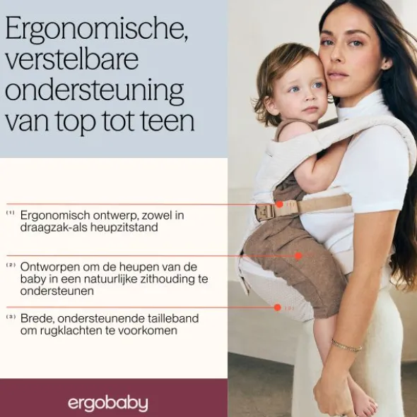 Ergobaby Alta Hip Seat - Natural Beige