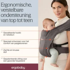 Ergobaby Embrace Draagzak Oxford Blue