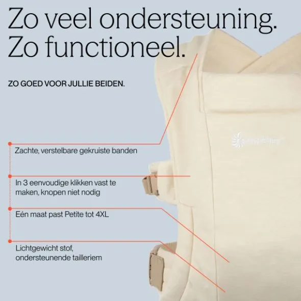 Ergobaby Embrace Draagzak Oxford Blue