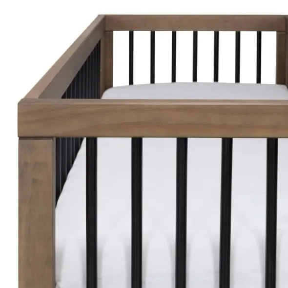 Europe Baby Beau Babykamer Walnoot | Bed 60 x 120 cm + Commode + Kast 2-Deurs