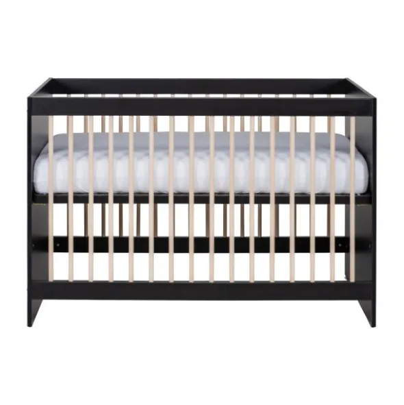 Europe Baby Nova Babybed Zwart Eiken 60 x 120 cm