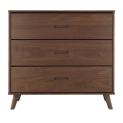 Europe Baby Olivia II Commode - Walnoot / Walnoot - Retro