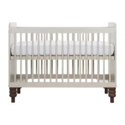 Europe Baby Olivia II Ledikant 60 x 120 cm - Oatmeal / Walnoot - Bold