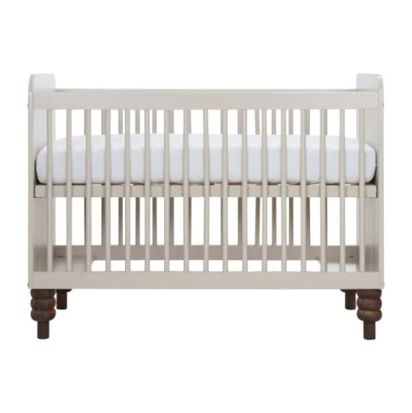 Europe Baby Olivia II Ledikant 60 x 120 cm - Oatmeal / Walnoot - Bold