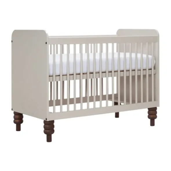 Europe Baby Olivia II Ledikant 60 x 120 cm - Oatmeal / Walnoot - Bold