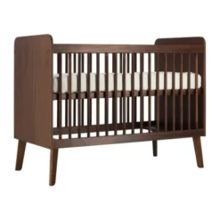 Europe Baby Olivia II Ledikant 60 x 120 cm - Walnoot / Walnoot - Retro