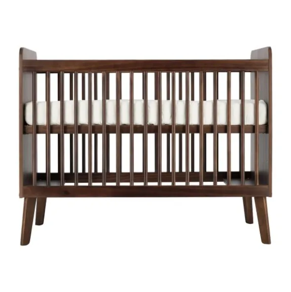 Europe Baby Olivia II Ledikant 60 x 120 cm - Walnoot / Walnoot - Retro