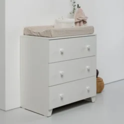 Europe Baby Sarah Babykamer Wit | Bed 70 x 140 cm + Commode