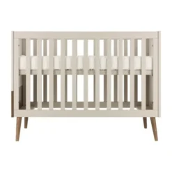 Europe Baby Sev Babykamer Cashmere/Walnoot | Ledikant 60x120 cm + Commode + Kast 2-Deurs
