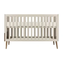 Europe Baby Sev Ledikant 70 x 140 - Cashmere/Walnoot