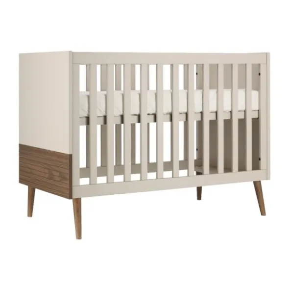 Europe Baby Sev Ledikant 60 x 120 - Cashmere/Walnoot