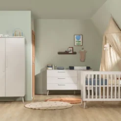 Europe Baby Sev XL Commode - Cashmere/Cashmere