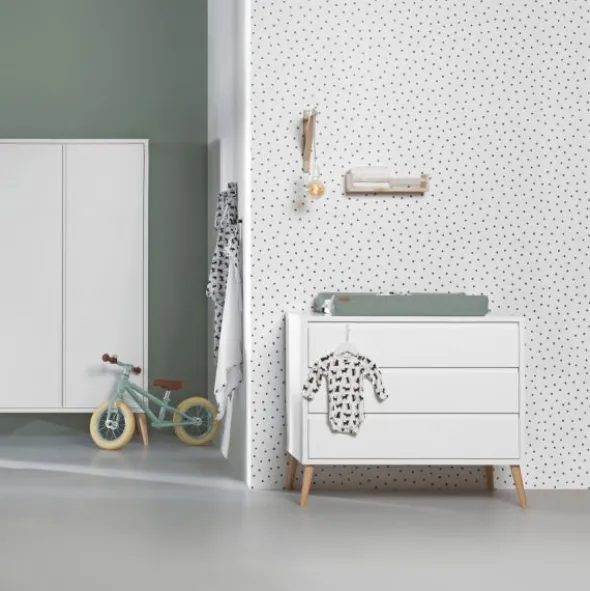 Europe Baby Sterre Commode - Wit / Naturel