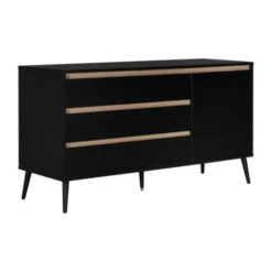 Europe Baby Sterre Commode XL Zwart / Oak