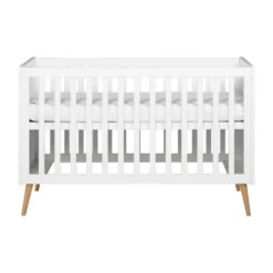 Europe Baby Sterre Ledikant - 60 x 120 cm - Wit / Naturel