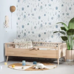 Europe Baby Sterre Peuterbed - Natural - 70 x 150 cm