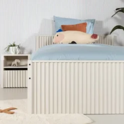 Europe Baby Track Bed - 120 x 200 cm - Oatmeal