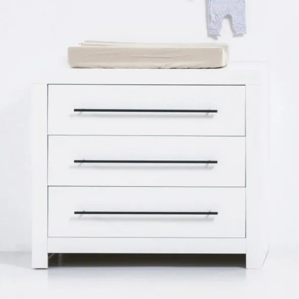 Europe Baby Vittoria III Babykamer Wit | Bed 70 x 140 cm + Commode