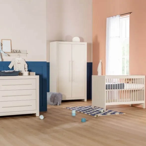Europe Baby Vittoria III Babybed - Oatmeal - 60 x 120 cm