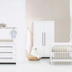 Europe Baby Vittoria III Kledingkast 3-Deurs Wit