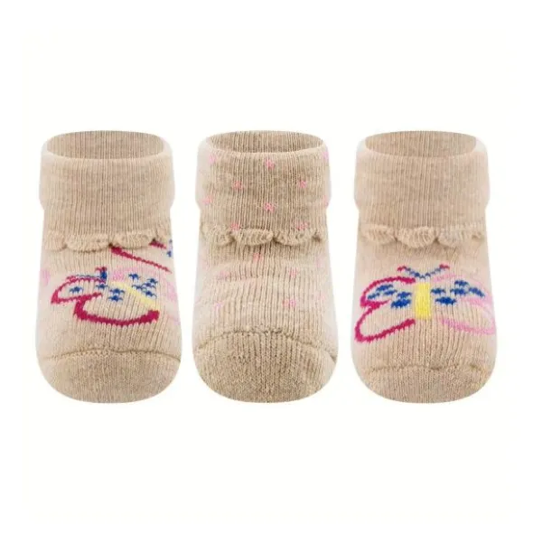 Ewers Babysokken Vlinder - 3-Pack