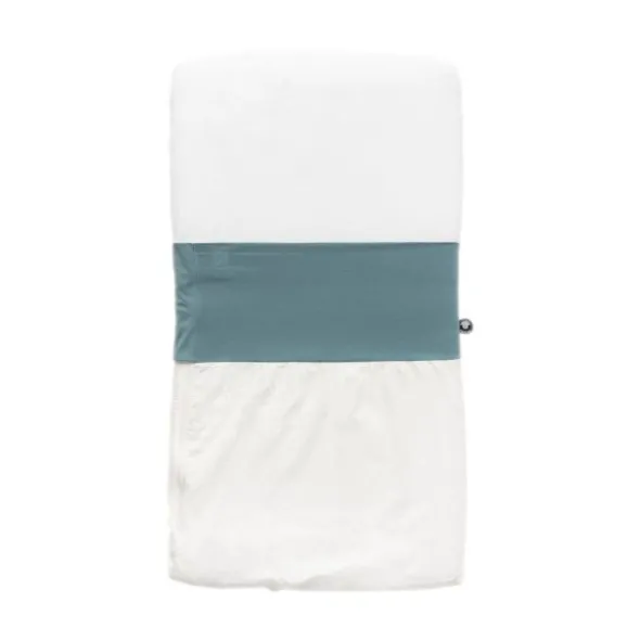 Fedde & Kees Nunki Ledikantlaken - 60 x 120 cm - Deep Blue / Off White