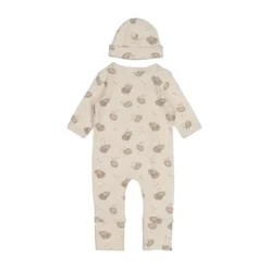Feetje Geschenkset 1-delig pak + muts - Offwhite Melange - Maat 44