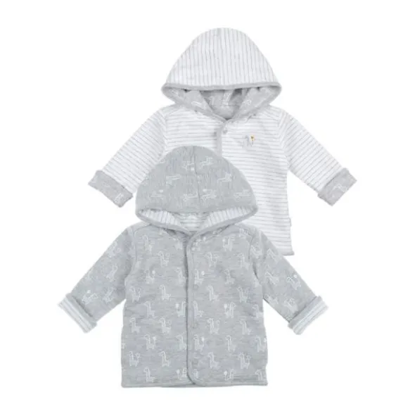 Feetje Giraffe Jasje Grijs Melange Mt. 68