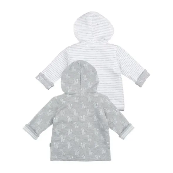 Feetje Giraffe Jasje Grijs Melange Mt. 68