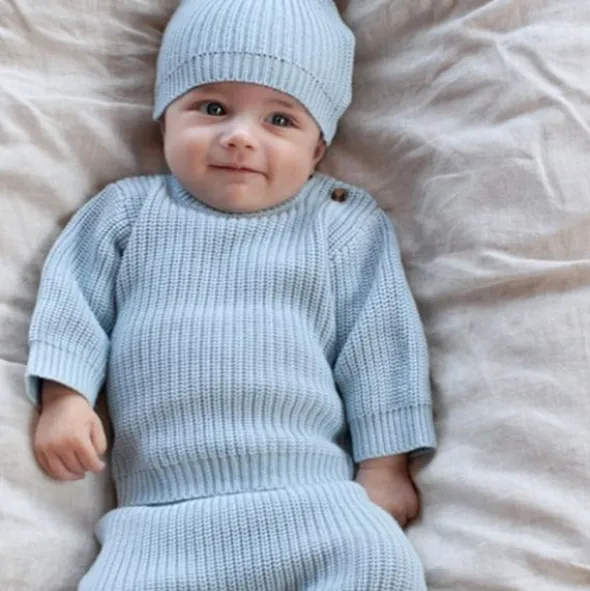 Feetje The Magic Is In You Broek Gebreid - Maat 56 - Blauw
