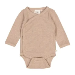 Feetje The Magic is in You Rib Wikkelromper – Mt. 74 - Taupe Melange