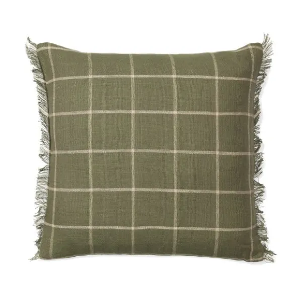 Ferm Living Calm Kussen - Olive / Off-White