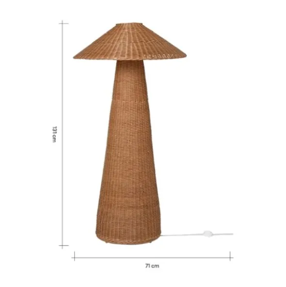 Ferm Living Dou Vloerlamp Natural