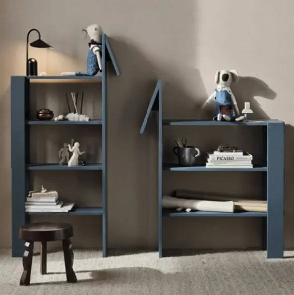 Ferm Living Giraffe Boekenkast - Dark Blue