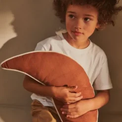 Ferm Living Moon Sierkussen - Biologisch Katoen - Brown Clay