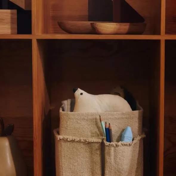 Ferm Living Opbergmand - Hokan - 18 x 18 - Natural