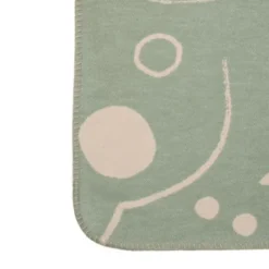 Ferm Living Skye Plaid - 120 x 80 cm - Geborsteld Katoen - Tea Green / Parchment