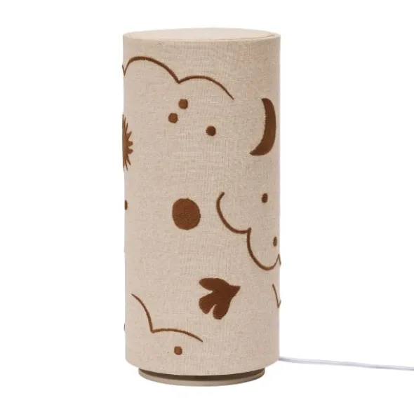Ferm Living Tafellamp - Skye - Natural / Bronze