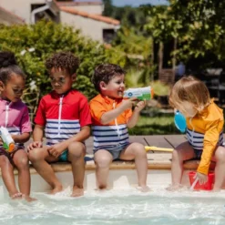 Floatee Anti-Verdrinking T-shirt Lange Mouwen - 2 Jaar - Geel