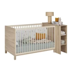Galipette Calypso Babybed - 70x140 cm - Landelijk Eikenhout