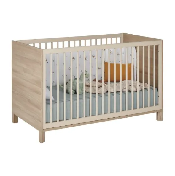 Galipette Calypso Babybed - 70x140 cm - Landelijk Eikenhout