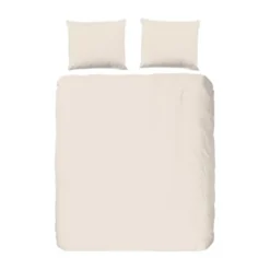Good Morning Cotton Dekbedovertrek Sand 200 x 220 cm